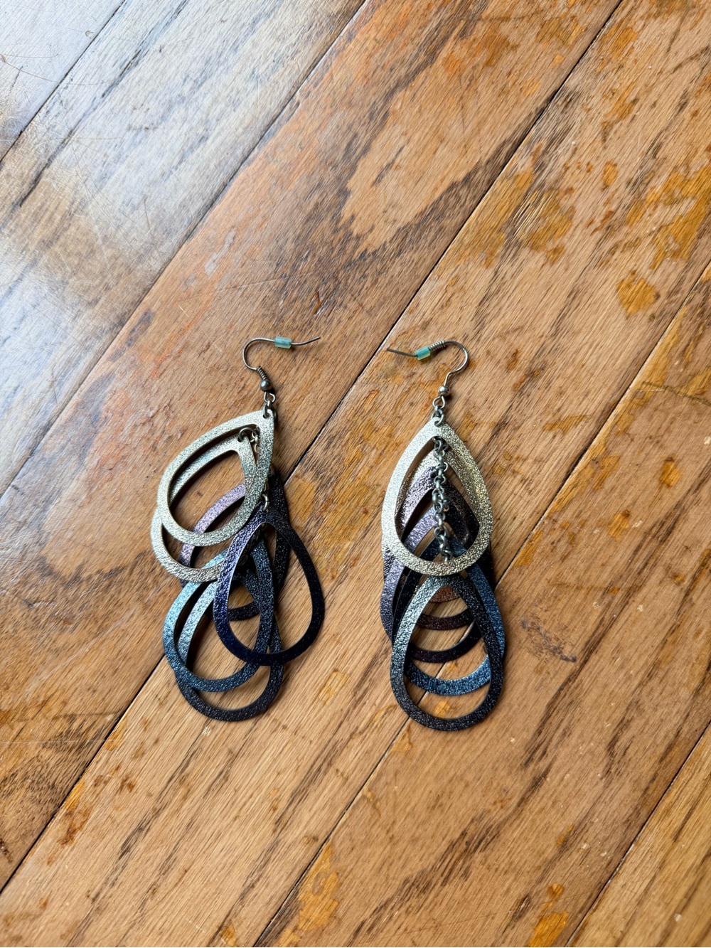 Y2K dangle sparkle teardrop earrings